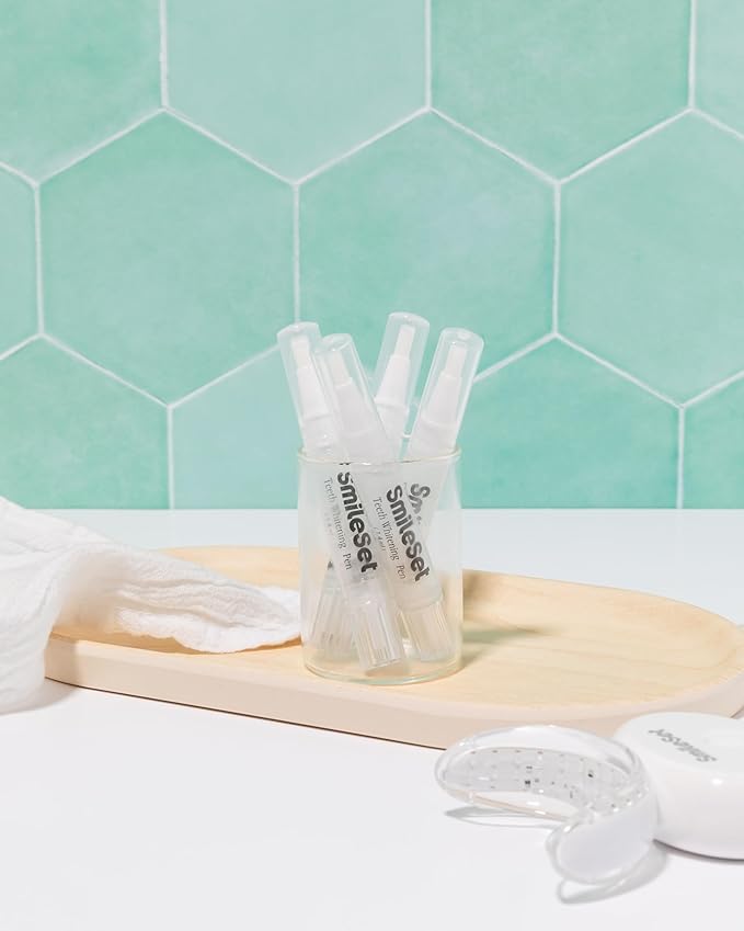 Smile Set Premium Teeth Whitening Gel Pen - Brightening Formula - (Pack of 4)