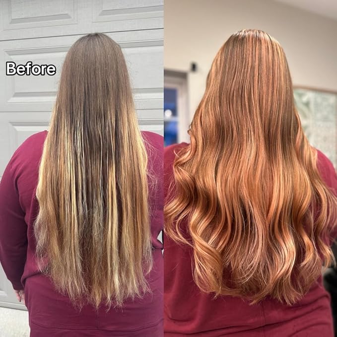 Pallure Color Pigment Refresher Mask Semi Permanent Hair Color Depositing Conditioner 8.5 Oz Rose Gold
