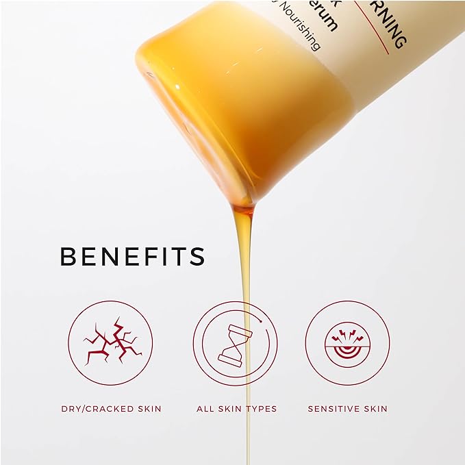Hey Honey Good Morning Honey Silk Facial Serum | Anti-Aging Vitamin C &amp Hyaluronic Acid Serum for Radiant Skin Boosts Glow Smooths Fine Lines Strengthens Skin Barrier | 1 oz