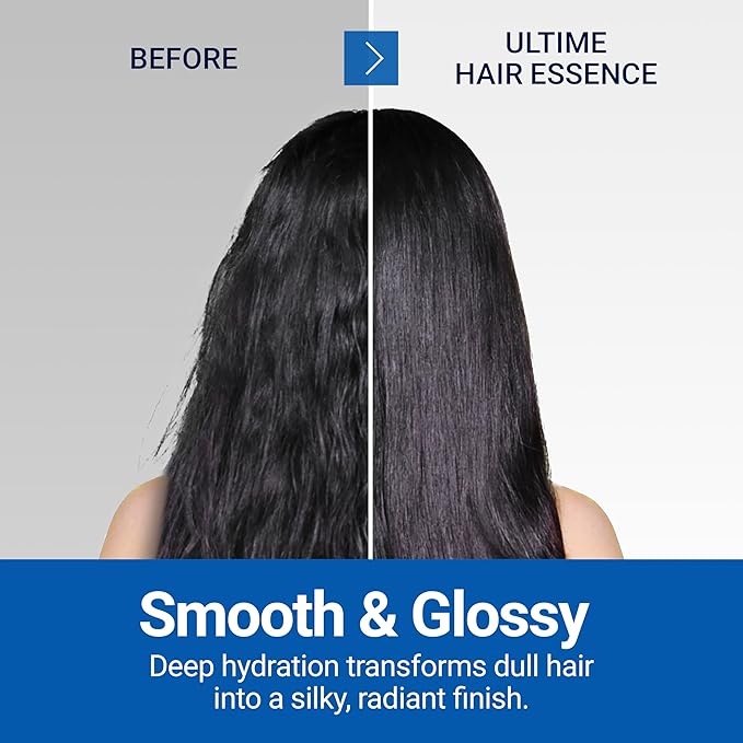 SOOO Ultime Hair Essence ? Lightweight K-Beauty Hair Serum from Seoul | Silicone-Free Botanical Oil Formula Healthy Glow &amp Smooth Finish