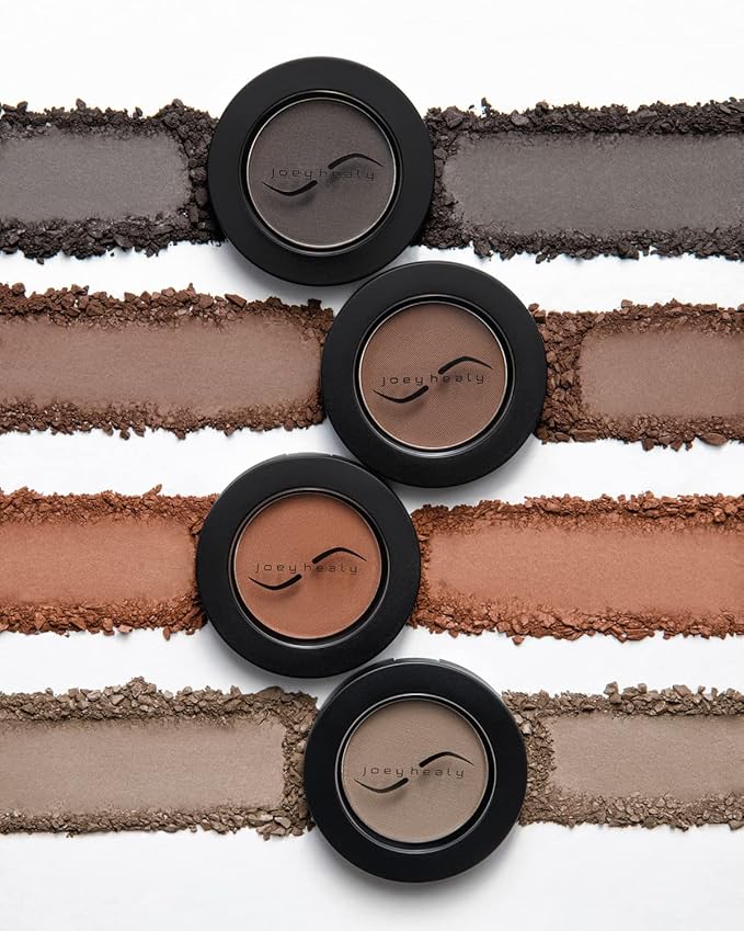 Joey Healy Luxe Brow Powder Natural and Soft Definition Eyebrow Powder Waterproof Brow Makeup Formula Equestrian (Auburn)