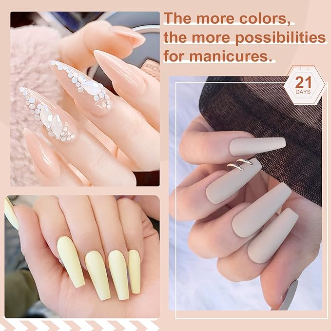 SAVILAND Nail Polish Gel Set: 30 Colors Soak-off Gel Polish Set with Base &amp Glossy Matte Top Gel French Winter Manicure Nail Art Starter Set for Salon Home &amp Nice Gifts