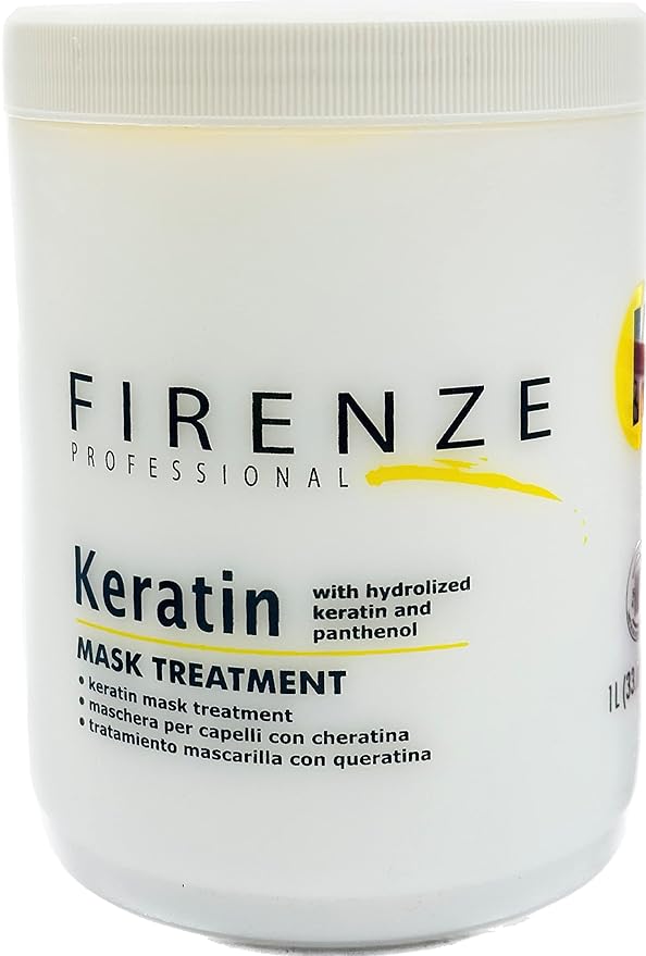 Firenze Professional Keratin Mask Treatment 33.8 oz-Free Starry Lip Gloss 10ml
