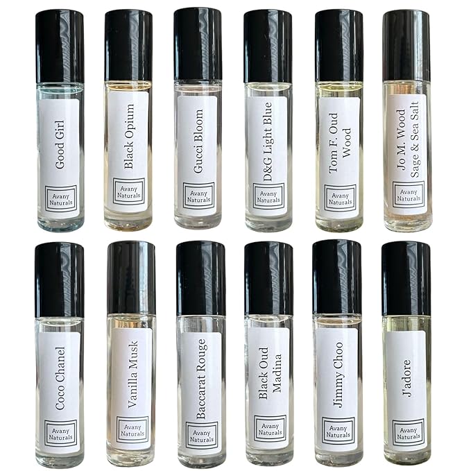 Women Sampler Perfume Oil Set - Replicant Perfum Samples Alt Type Fragrance Body Oil for Skin Roll-on Scented Travel Size Mini Perfumed Oils Woman Gift 12 Pc