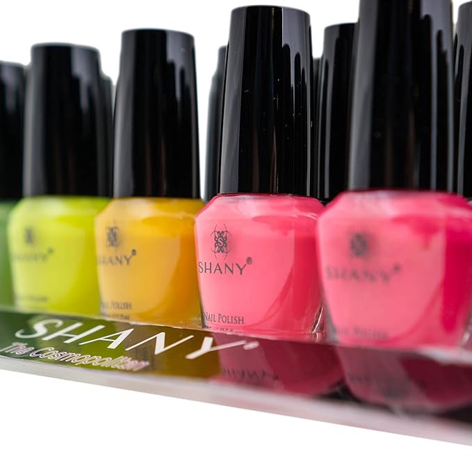 SHANY Cosmopolitan DIY Nail Polish set - Nail Lacquer Quick Dry Full Size Vibrant Colorful Trendy Glitter Glossy Metallic Matte Nail Art Nail Shades - 24 Colors Nail Polish Bulk