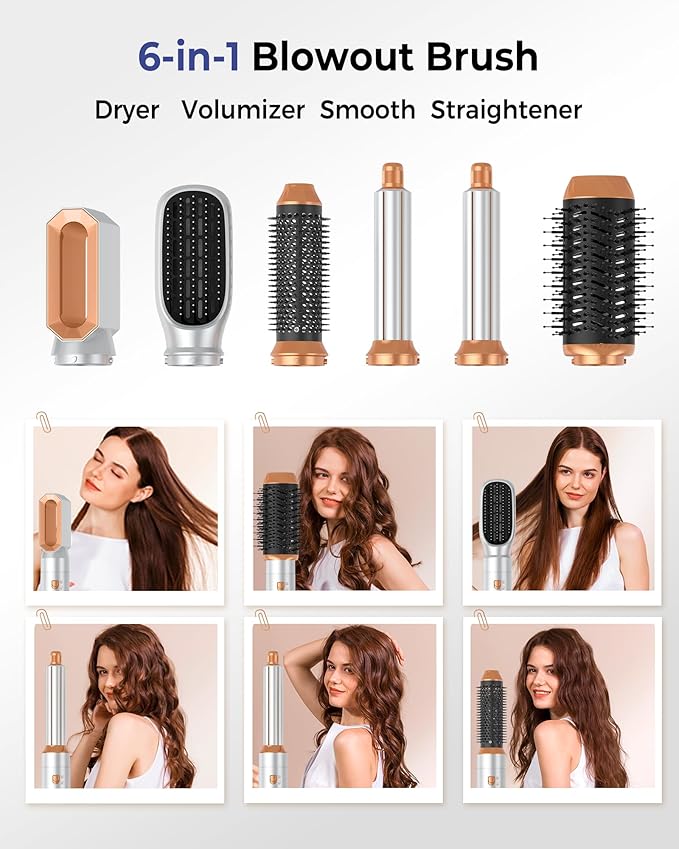 Hair Dryer Blow Dryer Set of 6