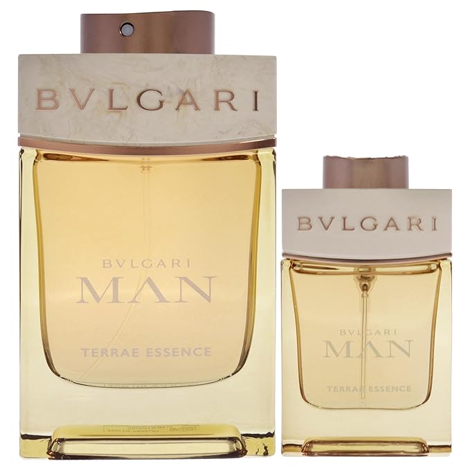 Bvlgari Man Terrae Essence by Bvlgari for Men - 2 Pc Gift Set 3.4oz EDP Spray 0.5oz EDP Spray