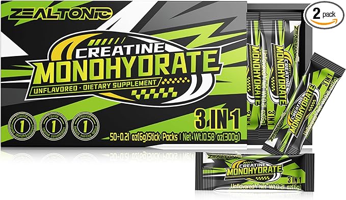 5000mg 99.9% Micronized Creatine Monohydrate Powder Stick Packs with 800mg of Taurine and 200mg of L-theanine Supports Strength Lean Muscle &amp Recovery for Men &amp Women Creatine Packets 100 S
