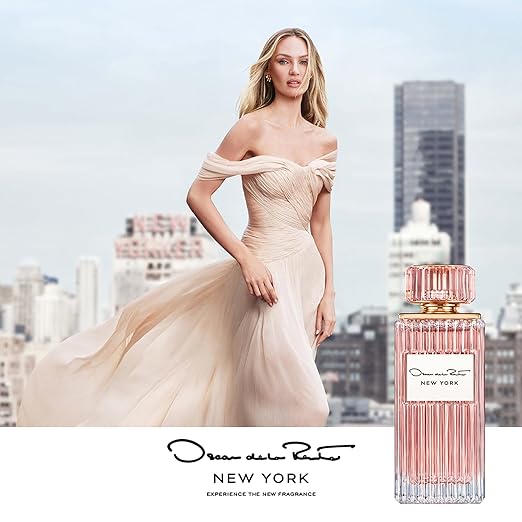 Oscar de la Renta New York Eau de Parfum 3 Piece Gift Set for Women - Perfume Spray 3.4 Fl. Oz Purse Travel Spray 0.5 Fl. Oz and Body Lotion 3.4 Fl. Oz.