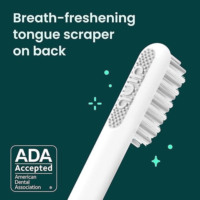 quip Sonic Toothbrush Replacement Heads for Adults - 6 Pack - Verified quip Standard Brush Head Refills for Electric Toothbrushes - Soft Bristles Compact &amp Flexible - Last 3 Months Each