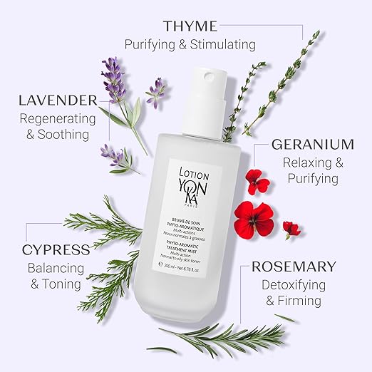 Yon-Ka Lotion PNG Toner | Refreshing Daily Face Mist with Botanical Essential Oils Aloe Vera &amp Rosemary | Hydrates Soothes &amp Mattifies | Alcohol-Free Toner for Normal to Oily Skin