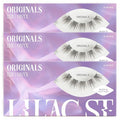 Lilac St - Originals Natural Faux Eyelash Clusters (12mm 3 Pack) - Natural Look - DIY Lash Extension Wisps - Lightweight &amp Lifelike - Lasts 10 Days - Cruelty Free Vegan Women Founded - 30 Lashe
