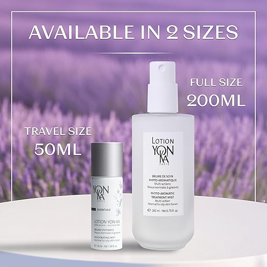 Yon-Ka Lotion PNG Toner | Refreshing Daily Face Mist with Botanical Essential Oils Aloe Vera &amp Rosemary | Hydrates Soothes &amp Mattifies | Alcohol-Free Toner for Normal to Oily Skin