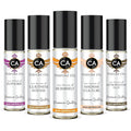 CA Perfume Best Fall Women Set Impression of (Euphoric + Guiltiness Intense + Madame Couture + Bombself + Metropolitan Oud) Fragrance Body Oils Essential Travel Size Roll-On (0.3 Fl Oz/10 ml) x5