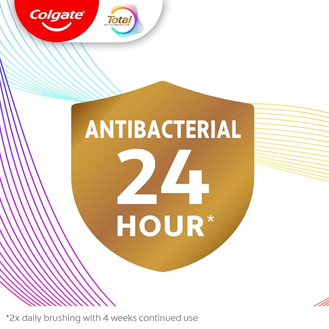 Colgate Total Whitening Toothpaste Freshens Breath Whitens Teeth and Provides Sensitivity Relief Mint Flavor 24 Pack