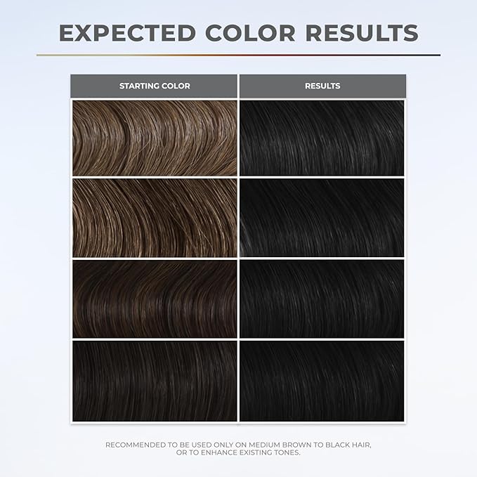 XMONDO Color Soft Black Color Depositing Mask &amp Semi-Permanent Hair Dye Super Gloss Infused with Bond Boosters for Nourishment Revitalize &amp Repair Vegan Formula 8 Fl Oz