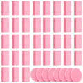 Mifoci 960 Pieces Pink Compressed Facial Sponges for Estheticians Makeup Removal Sponge Pads for Women Spa Exfoliating Face