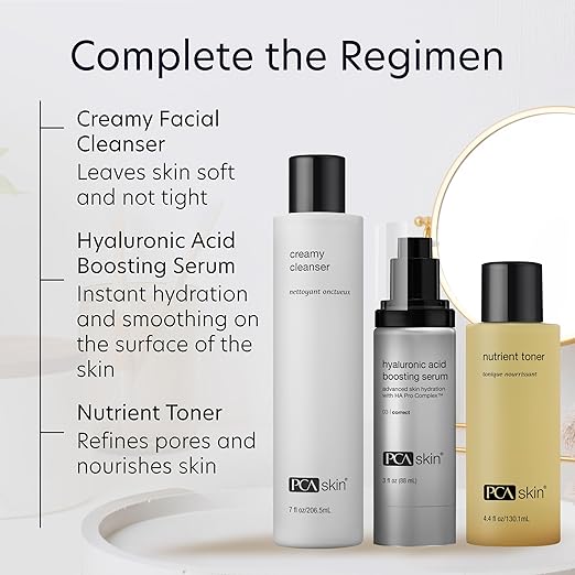 PCA SKIN Creamy Moisturizing Face Cleanser Gentle Daily Face Wash for Dry and Sensitive Skin Leaves Skin Feeling Soft and Smooth Helps Remove Makeup Dirt and Impurities from Skin 7.0 oz Bottle