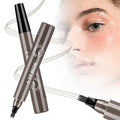 Microblading Eyebrow Pencil 2025 Upgraded 3D Waterproof Eyebrow Pen Fine Tip Long Lasting Brow Pen for Natural Brows Eye Brow Pencils for Women (Gray)