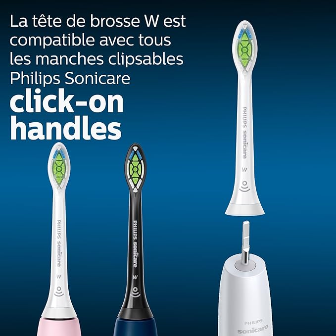 Philips Sonicare Optimal Whitening White BrushSync Heads (Compatible with All Philips Sonicare Handles) 8 Count (Pack of 1)