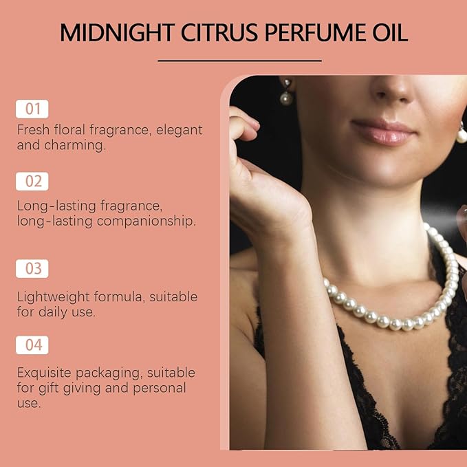 Charming Orange Blossom Rollerball Perfume - Fresh Light Scent For Daily &amp Casual Wear Unisex Fruity Fragrance With Long-lasting Appeal(2PCS)