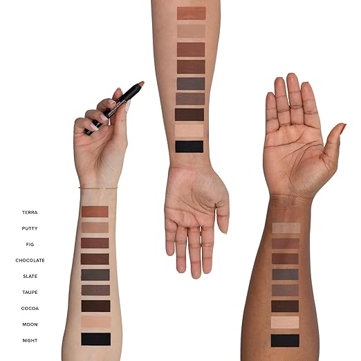 Nudestix Magnetic Matte Eye Color ? 3-in-1 Long-Wear Cream Eyeshadow Pencil Eyeliner &amp Primer | Waterproof Budge-Proof Matte Finish | Vegan &amp Cruelty-Free Eye Makeup