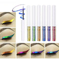 Corleone Glitter Liquid Eyeliner Metallic Change Color Rainbow Eyeliner Gel MultiColor Highly Pigmented Waterproof Longer-Lasting Colorful Eye Liner Gift Kit for Women and Girls