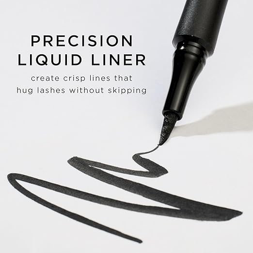 tarte Sex Kitten Liquid Liner ? Black Full Size Liquid Eyeliner Pen with Castor Oil for Bold Nourished Lashes Waterproof All-Day Wear Easy to Apply Vegan &amp Cruelty Free