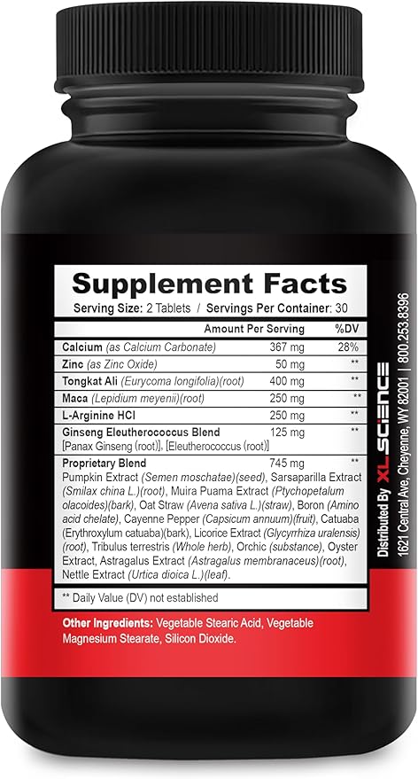Male Matrix XL- Enlargement Pills for Men- Amplify Male Size- Extend in Length Engorge in Girth- Boost Up to 3 Inches in 90 Days- Stamina Multiplier- 60 Tablets
