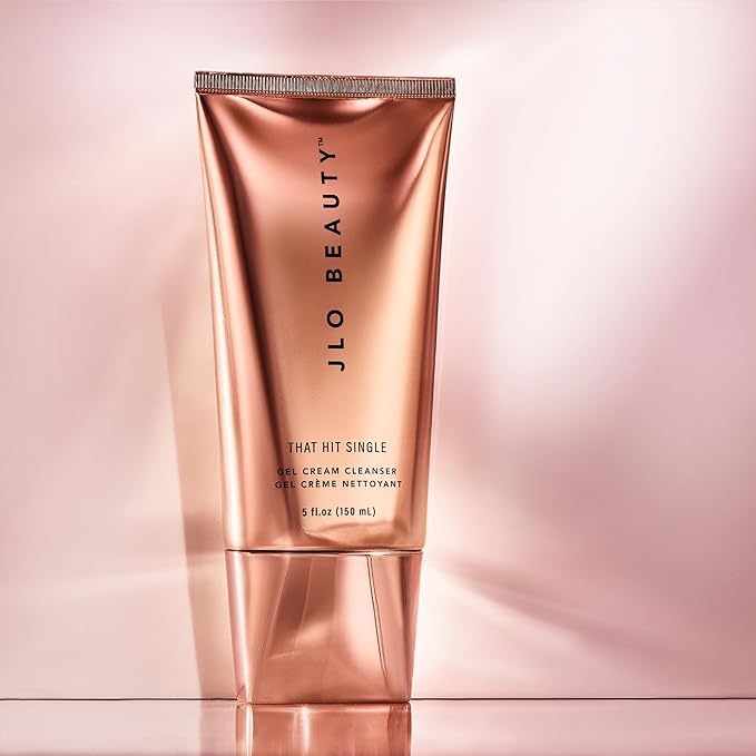 JLO BEAUTY Gel Cream Face Wash Daily Facial Cleanser &amp Makeup Remover Hydrating Sulfate Free Skin Care Formula with Antioxidants Gentle Face Cleanser For Women That Hit Single 5 Oz