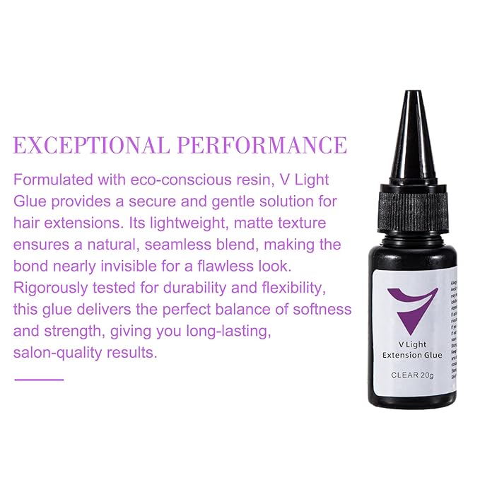 V-Light Hair Extensions Clear Glue