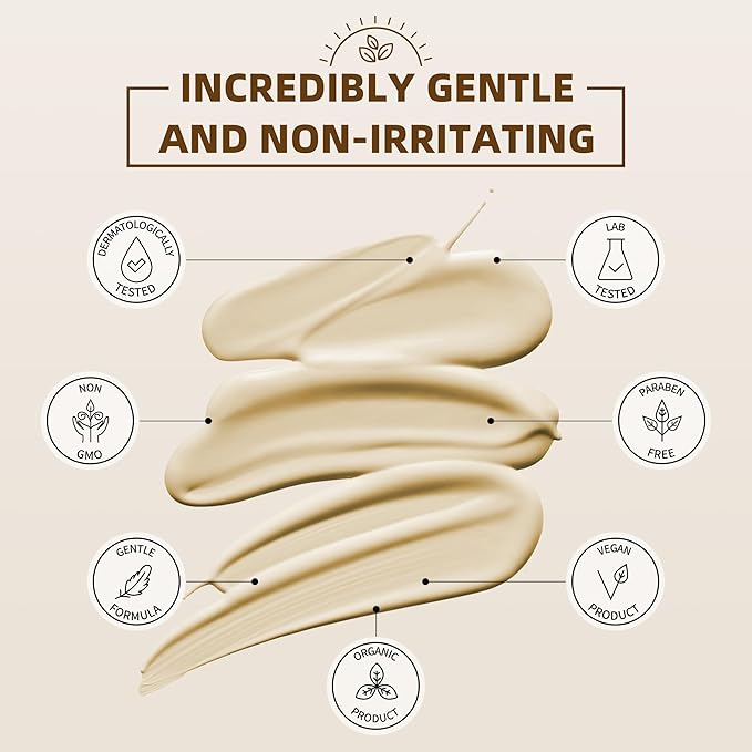 2.5lb Wax Beads for Hair Removal Brazilian Bikini Hard Wax for Sensitive Skin Hard Wax beads Perfect for Full Body Eyebrow Facial Beard and Underarms at Home for Women and Men (Cream)