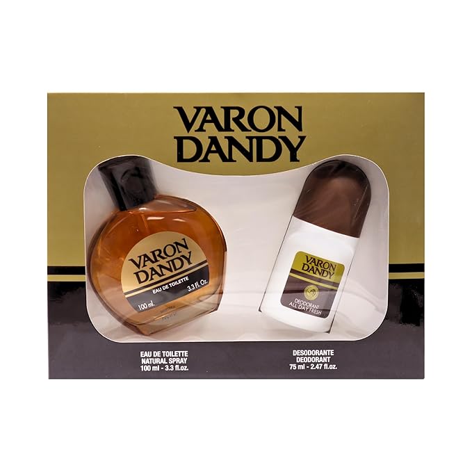 Eau de Toilette and Deodorant Roll-on Gift Set for Men - 100ml EDT &amp 50ml Roll-on Classic Fragrance and Long-lasting Freshness