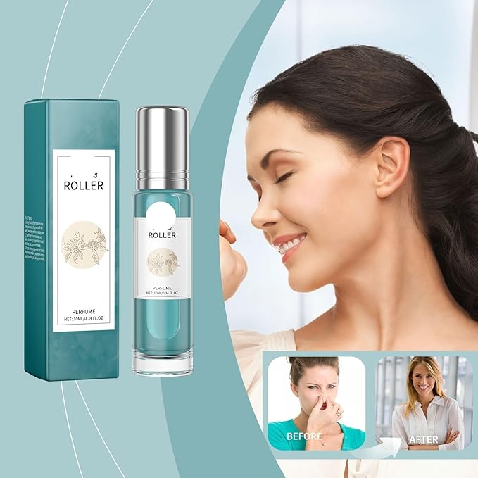 Charming Roll-On Perfume - Mint &amp Laurel Fresh Scent Portable And Long-Lasting Fragrance For Wrist Neck Application(3PCS)