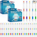 Navona 300 PCS Premium Individually Wrapped Bulk Toothbrush Pack Disposable Toothbrushes Kids Toothbrush Medium Soft Bristle Toothbrushes Ergonomics Handle Perfect for Travel Hotel Donation