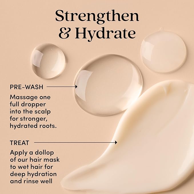 Fable &amp Mane Deep Moisture Repairing Hair Mask For Frizzy Dry Damaged Hair. Treatment Repairs and Softens with Shea Butter and Coconut