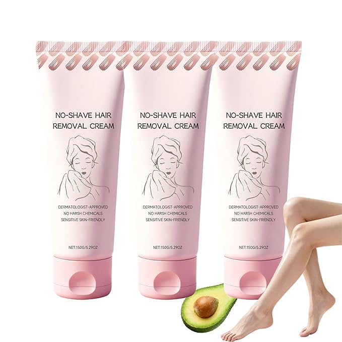 No Shave Hair Remover for WomenFast and Gentle Suitable for Sensitive Skin Moisturizes and Nurtures Skin Leaving it Soft and Protected after Hair Removal (3)