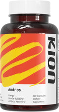 Kion Aminos Essential Amino Acids Capsules | The Building Blocks for Muscle Recovery Reduced Cravings Better Cognition Immunity and More | 30 Servings