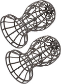 2Pcs Portable Wig Head Stand Holder Gray Plastic Wig Display Mannequin for Hair Styling Salon Travel Home Use Smooth Surface Suitable for Hats Glasses Headdress Accessories