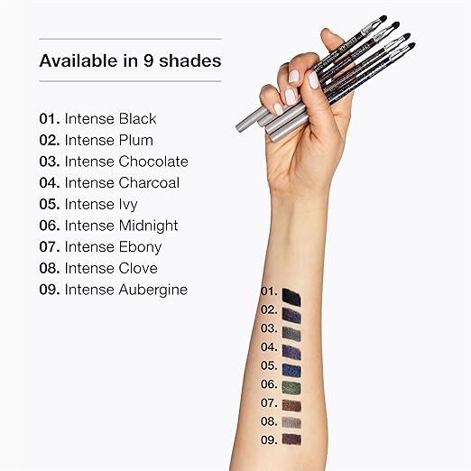 Clinique Quickliner For Eyes Intense Eyeliner Pencil | Water Resistant Smudge Resistant + Safe For Sensitive Eyes | 10 Shades
