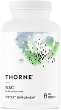 THORNE - NAC - N-Acetylcysteine - 500mg - Supports Respiratory Health and Immune Function* Promotes Liver and Kidney Detox - 180 Capsules