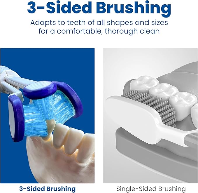 Compatible with Philips Sonicare® ONLY - Replacement Toothbrush Heads - Fits ONLY DiamondClean Flexcare+ HealthyWhite+ 2 Series Plaque Control 3 Series Gum Health (Extra Soft Bristles - 3 Pack)