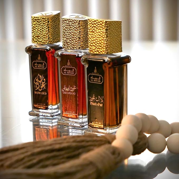 Maison d'Orient 36 Concentrated Perfume Oil Samples Discovery Set for Women and Men 1mL x 36 Parfum Mini Vials the Complete CPO Designer Fragrances from ALRIYAD