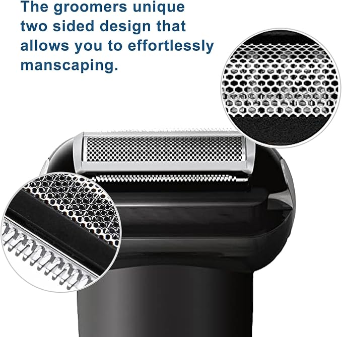 BG2000 Replacement Body Groomer Foil Head for norelco bodygroom Replacement Heads of Trimmer Shaver Foil BG5025 BG7030 BG7040 BG2030 BG2040 Replacement Heads 2-pc Pack