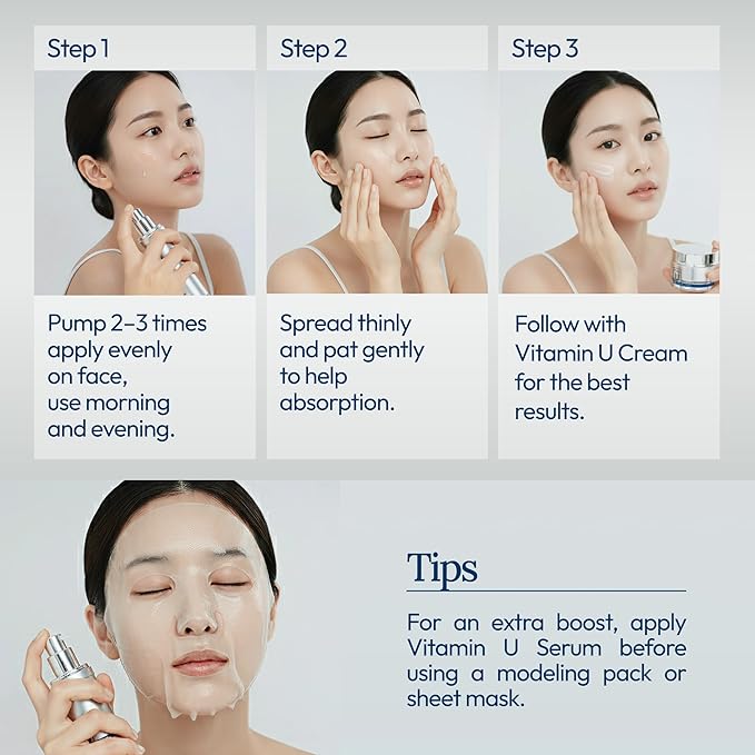 Moisturizing Serum Korean Skincare Hydrating Serum for Face made with Niacinamide promotes Firmness and Glossy Skin 60 ml (2.02 fl oz)