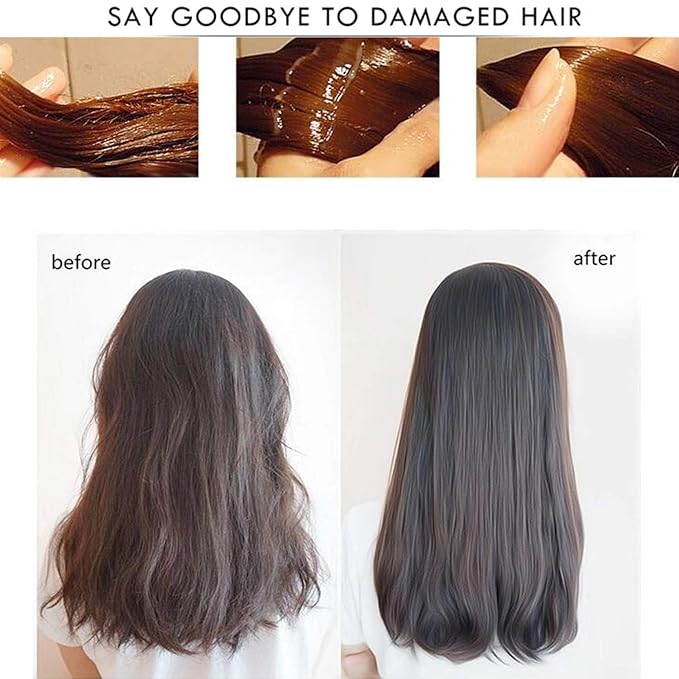Collagen Hair Treatment Deep Repair Conditioner Argan Oil Keratin Hair Treatment For Dry Damaged Curly Bleached &amp All Hair Types. 16.9 Oz 500ml