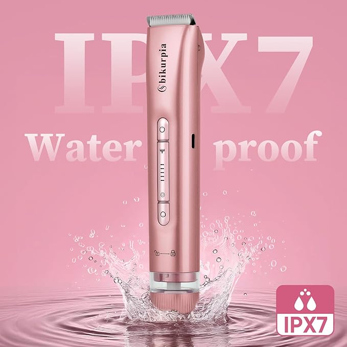 Bikini Trimmer for Women ? 2-in-1 Replaceable Women's Facial Razor Ceramic BladeIntimate Area Hair Remover Facial &amp Body Hair Remover