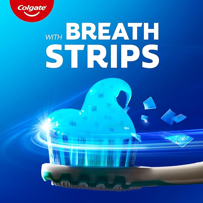 Colgate Max Fresh Travel Size Toothpaste with Mini Breath Strips Cool Mint - 24 Pack