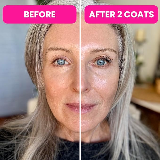 Prime Prometics PrimeLash Mascara for Older Women ? Volumizing Incredible Length in 2 Coats ? Long-Stay Zero Clumps Hypoallergenic (Black)