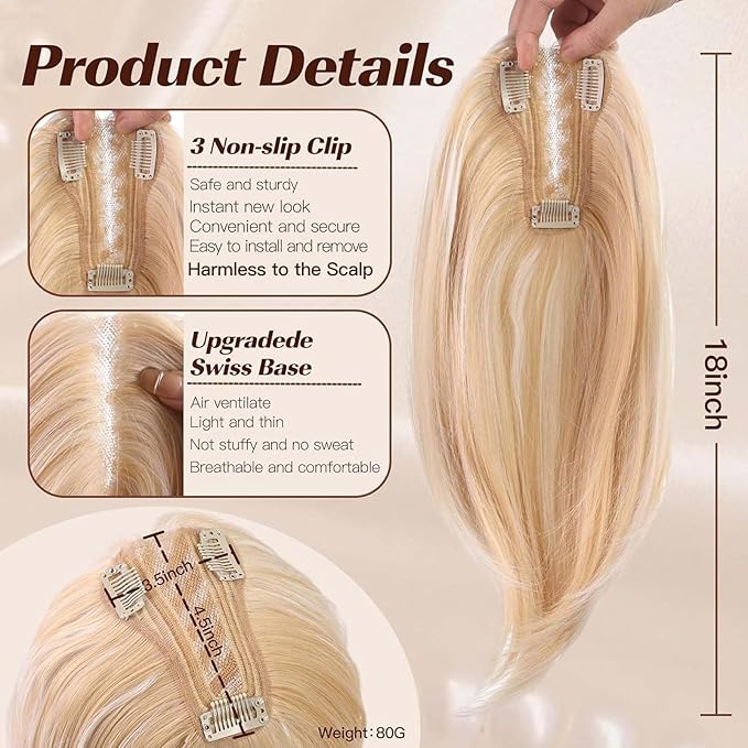 Clip in Hair Pieces for Women Toppers bangs hair clip Thinning Extensions Pieces Wiglets Covers Sparse hair loss